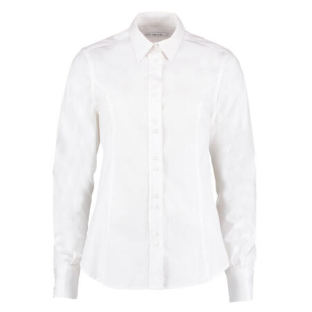 Kustom Kit KK388 Kustom Kit Tailored Fit L/Sleeve City Shirt White