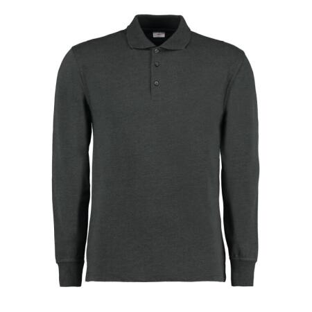 Kustom Kit KK430 Kustom Kit Men's L/S Pique Polo Shirt Graphite