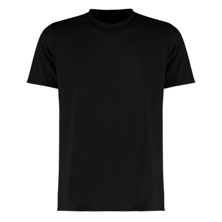 Kustom Kit KK555 Kustom Kit Regular Fit Micro Mesh Tee with Cooltex Black
