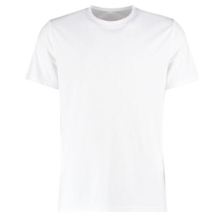 Kustom Kit KK555 Kustom Kit Regular Fit Micro Mesh Tee with Cooltex White