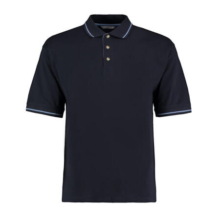 Kustom Kit KK606 Kustom Kit Classic Fit St.Mellion Polo Navy/Light Blue