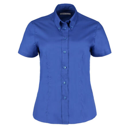 Kustom Kit KK701 Kustom Kit Tailored S/Sleeve Premium Oxford Shirt Royal Blue