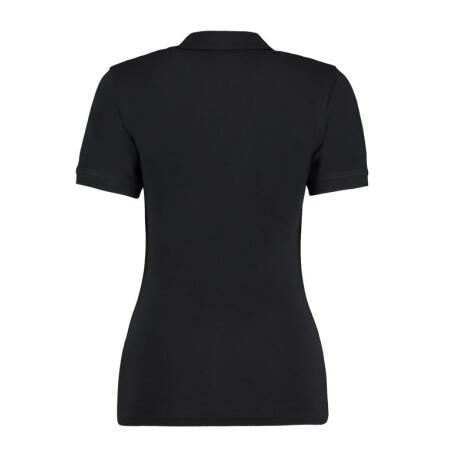 Kustom Kit KK732 Kustom Kit Regular Fit Comfortec V-Neck Polo Black