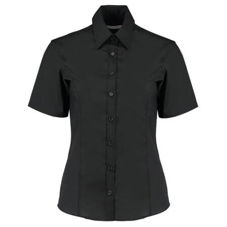 Kustom Kit KK742F Kustom Kit Tailored Fit S/S Business Shirt Black