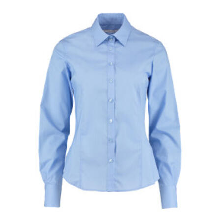 Kustom Kit KK743F Kustom Kit Tailored Fit L/S Business Shirt Light Blue