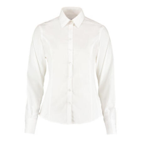 Kustom Kit KK743F Kustom Kit Tailored Fit L/S Business Shirt White