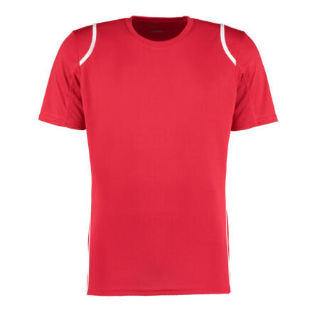 Kustom Kit KK991 Kustom Kit Men's Regular Fit Cooltex Contrast Tee Red/White