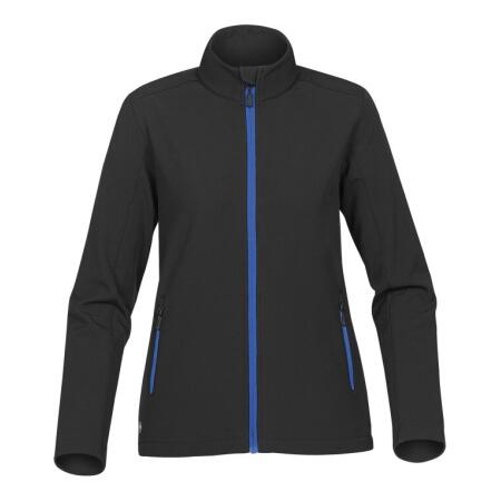 Stormtech KSB-1W Stormtech Women's Orbiter Softshell Black/ Azure Blue