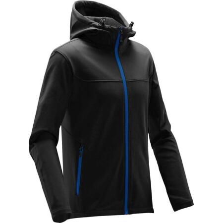 Stormtech KSH-1 Stormtech Men's Orbiter Softshell Hoody Black/ Azure Blue