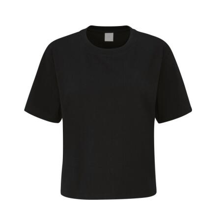 Mantis M198 Mantis Women's Organic Cropped T Black