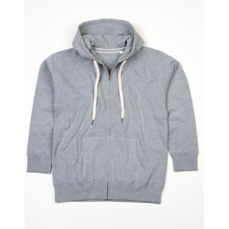 Mantis M83 Mantis Men's Superstar Zip-Through Hoodie Heather Grey Melange
