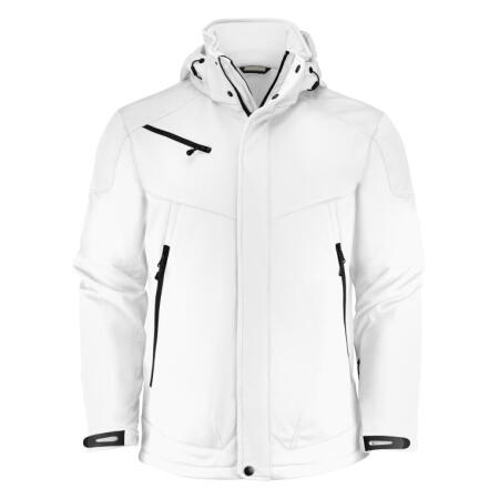 Printer Essentials PE2261035 Printer Essentials Skeleton Softshell Jacket White