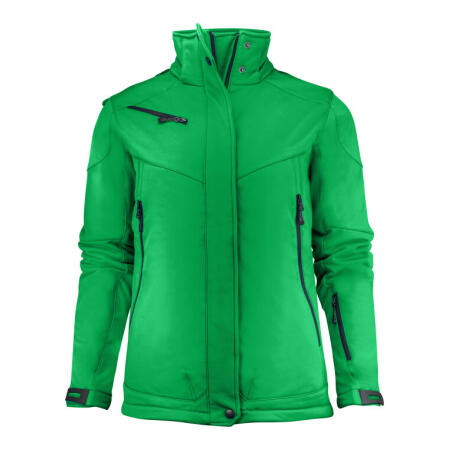 Printer Essentials PE2261041 Printer Essentials Ladies Skeleton Softshell Jacket Fresh Green