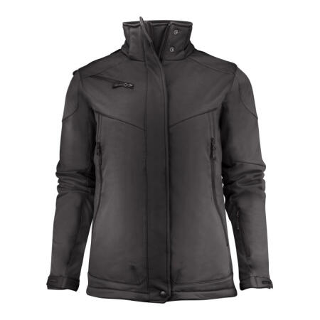Printer Essentials PE2261041 Printer Essentials Ladies Skeleton Softshell Jacket Black