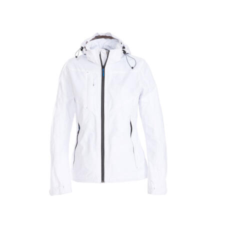 Printer Essentials PE2261043 Printer Essentials Ladies Flat Track Jacket White
