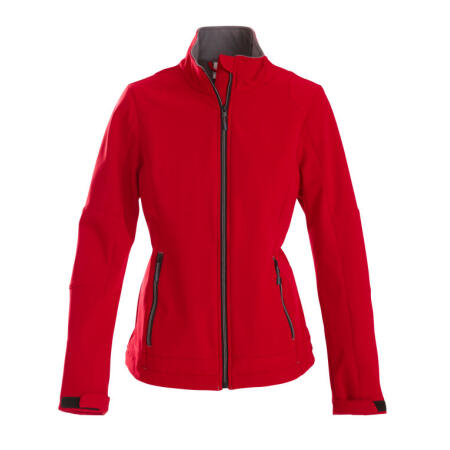 Printer Essentials PE2261045 Printer Essentials Ladies Trial Softshell Jacket Red