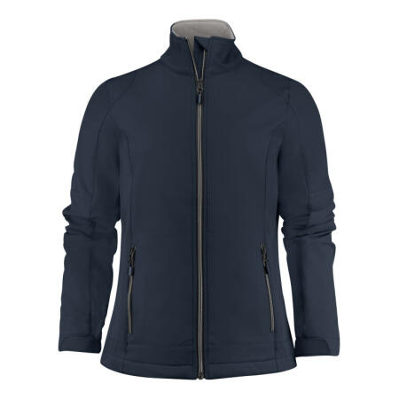 Printer Essentials PE2261045 Printer Essentials Ladies Trial Softshell Jacket Dark Navy