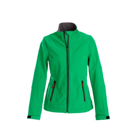 Printer Essentials PE2261045 Printer Essentials Ladies Trial Softshell Jacket Fresh Green