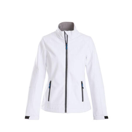 Printer Essentials PE2261045 Printer Essentials Ladies Trial Softshell Jacket White