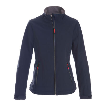 Printer Essentials PE2261045 Printer Essentials Ladies Trial Softshell Jacket Navy