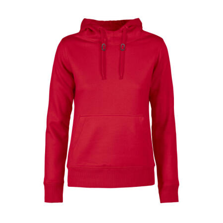 Printer Essentials PE2262050 Printer Essentials Ladies Fastpitch Hooded Sweatshirt Red