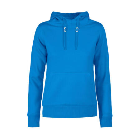 Printer Essentials PE2262050 Printer Essentials Ladies Fastpitch Hooded Sweatshirt Ocean Blue