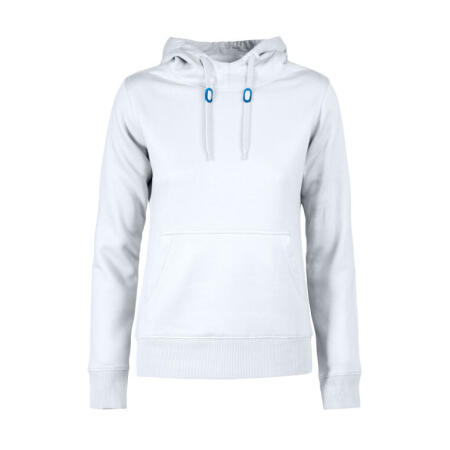 Printer Essentials PE2262050 Printer Essentials Ladies Fastpitch Hooded Sweatshirt White