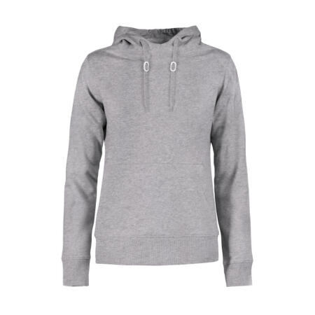 Printer Essentials PE2262050 Printer Essentials Ladies Fastpitch Hooded Sweatshirt Grey Melange