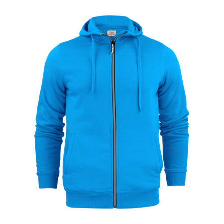 Printer Essentials PE2262051 Printer Essentials Mens Full Zip Hoodie Ocean Blue