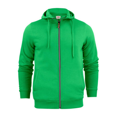 Printer Essentials PE2262051 Printer Essentials Mens Full Zip Hoodie Fresh Green