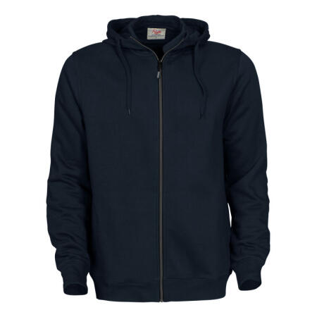 Printer Essentials PE2262051 Printer Essentials Mens Full Zip Hoodie Dark Navy