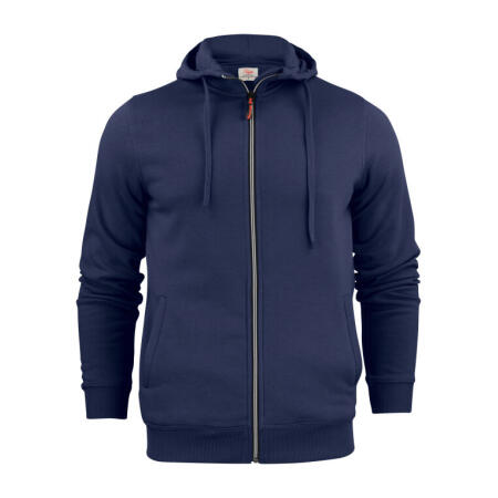 Printer Essentials PE2262051 Printer Essentials Mens Full Zip Hoodie Navy