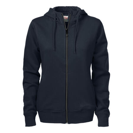 Printer Essentials PE2262052 Printer Essentials Ladies Overhead Full Zip Hoody Black