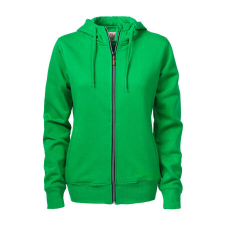 Printer Essentials PE2262052 Printer Essentials Ladies Overhead Full Zip Hoody Fresh Green
