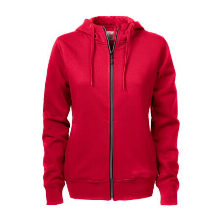 Printer Essentials PE2262052 Printer Essentials Ladies Overhead Full Zip Hoody Red