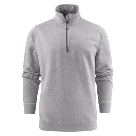 Printer Essentials PE2262053 Printer Essentials Rounders RSX 1/2 Zip Grey Melange