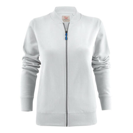 Printer Essentials PE2262055 Printer Essentials Ladies Javelin Full Zip Sweatshirt White