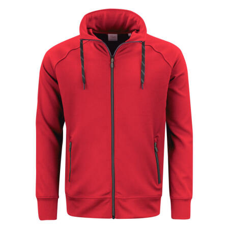 Printer Essentials PE2262063 Printer Essentials Jog RSX Full Zip Sweatshirt Red