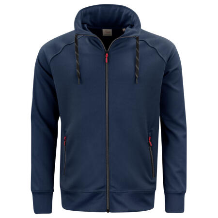 Printer Essentials PE2262063 Printer Essentials Jog RSX Full Zip Sweatshirt Navy