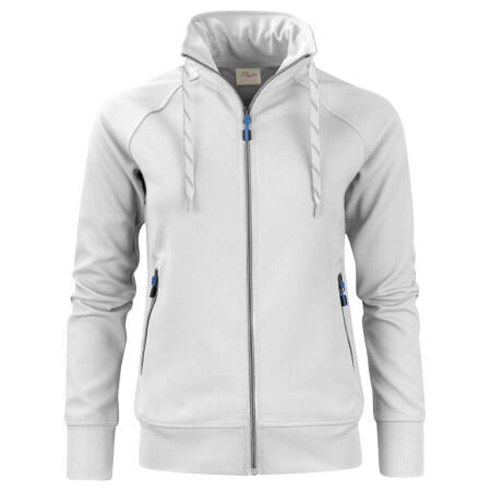 Printer Essentials PE2262064 Printer Essentials Ladies Jog Full Zip Sweatshirt White