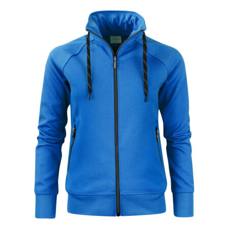 Printer Essentials PE2262064 Printer Essentials Ladies Jog Full Zip Sweatshirt Ocean Blue