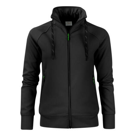 Printer Essentials PE2262064 Printer Essentials Ladies Jog Full Zip Sweatshirt Black