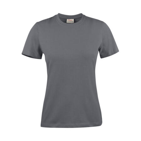 Printer Essentials PE2264014 Printer Essentials Ladies Heavy RSX T-Shirt Steel Grey
