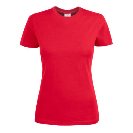Printer Essentials PE2264014 Printer Essentials Ladies Heavy RSX T-Shirt Red