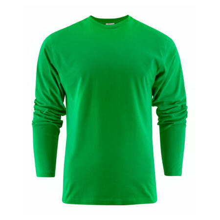 Printer Essentials PE2264016 Printer Essentials Heavy Long Sleeve T-Shirt Fresh Green