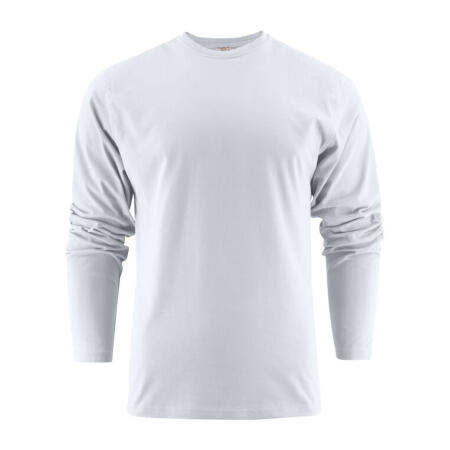 Printer Essentials PE2264016 Printer Essentials Heavy Long Sleeve T-Shirt White
