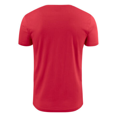 Printer Essentials PE2264024 Printer Essentials Heavy V-Neck T-Shirt Red