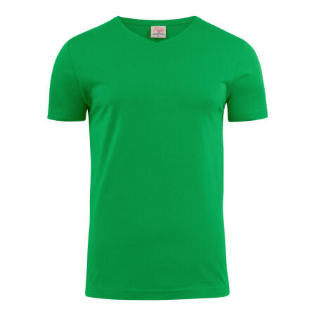 Printer Essentials PE2264024 Printer Essentials Heavy V-Neck T-Shirt Fresh Green