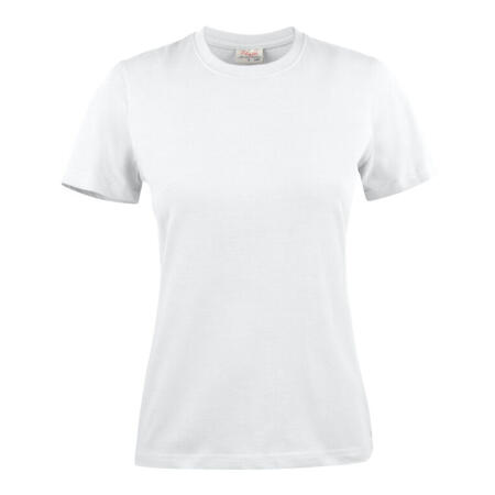 Printer Essentials PE2264028 Printer Essentials Ladies Light T-Shirt RSX White