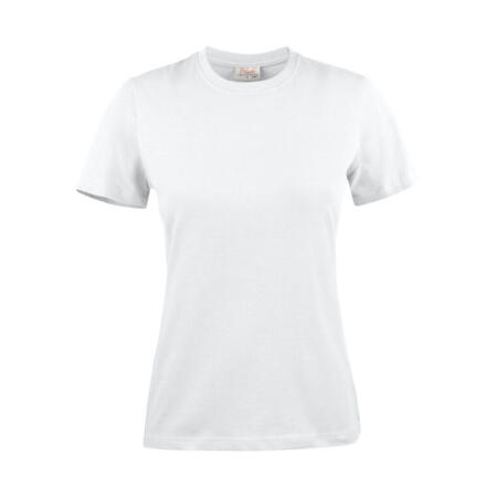 Printer Essentials PE2264033 Printer Essentials Ladies Heavier Pro T-Shirt White